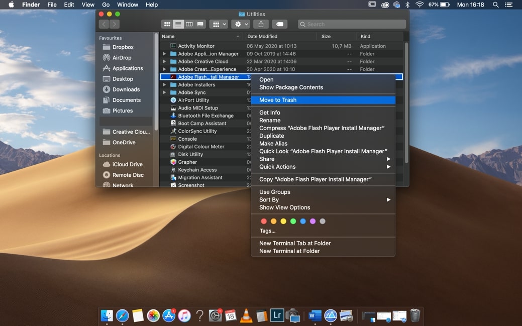 adobe flash player for mac 10.13